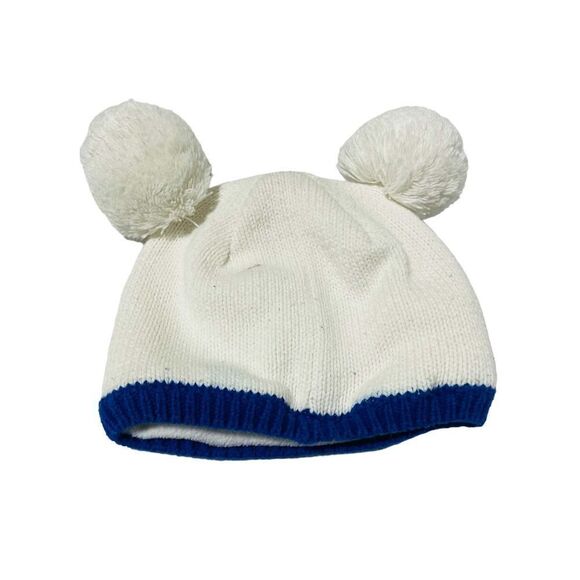 Gymboree Toddler Warm Bear Hat w/ Pom Poms Size 12-24 Months - Picture 2 of 8